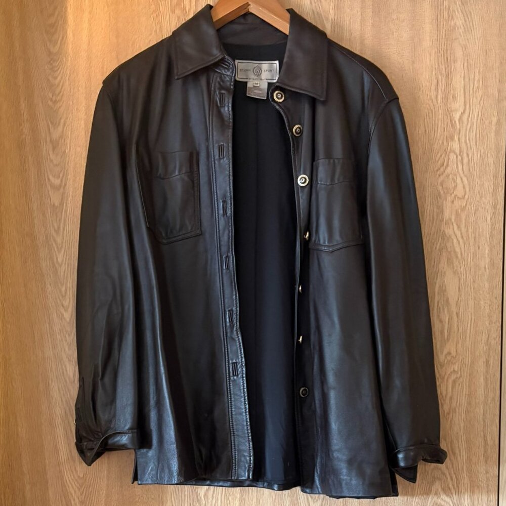 Vintage St John Sport Leather Jacket